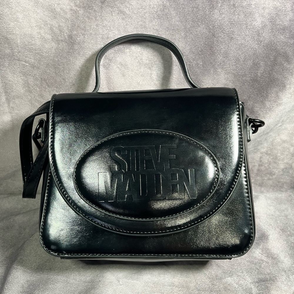BNWT steve madden purse crossbody bag Bmelody chrome